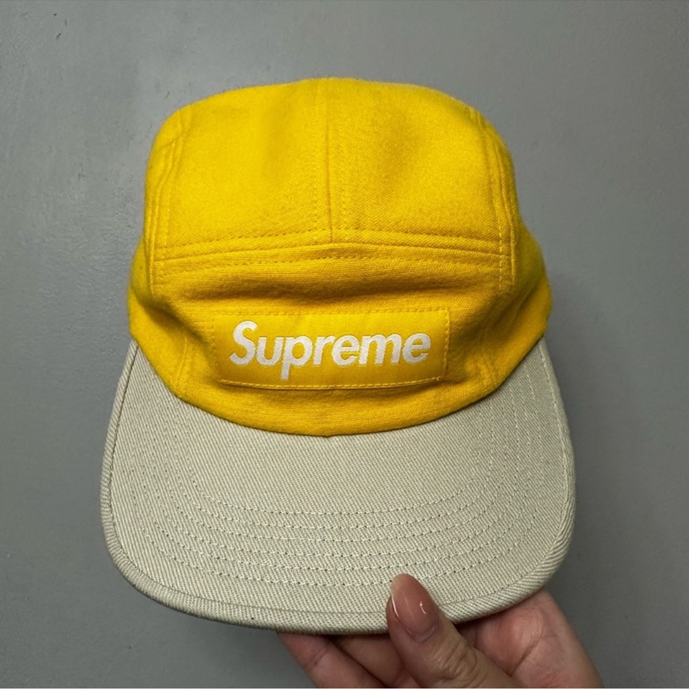 Supreme 2 Tone Camp Cap - Yellow